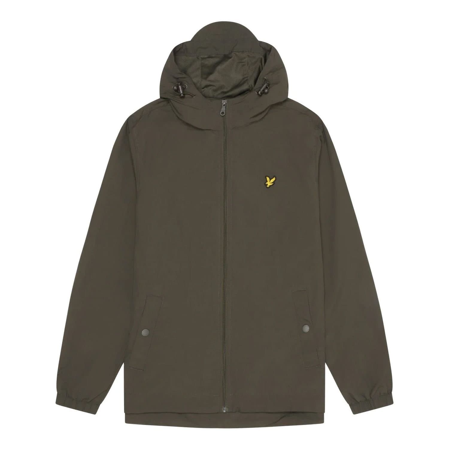 Lyle & Scott Lyle & Scott Men's Hooded Full Zip Jacket in Olive
