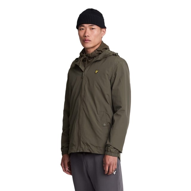 Lyle & Scott Lyle & Scott Men's Hooded Full Zip Jacket in Olive - 3