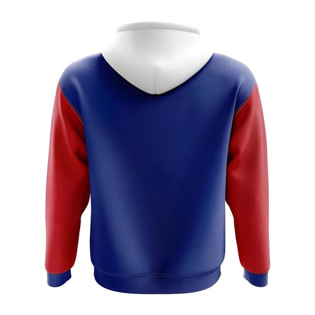 North Korea North Korea Men's Mens Concept Country Football Hoody in Blue - 2