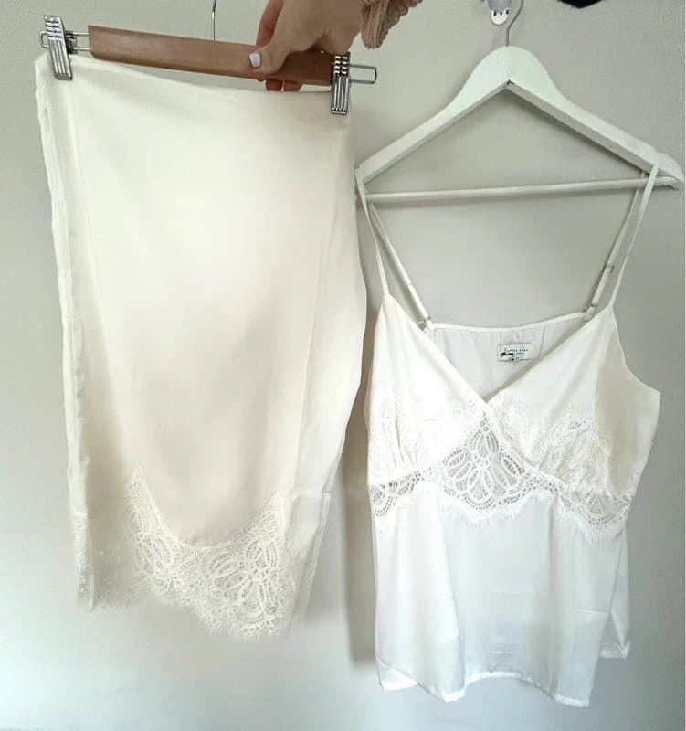 Ted Baker * NEW * (shop floor) Ted Baker Satin Cami Lace Pyjamas Set - UK 20-