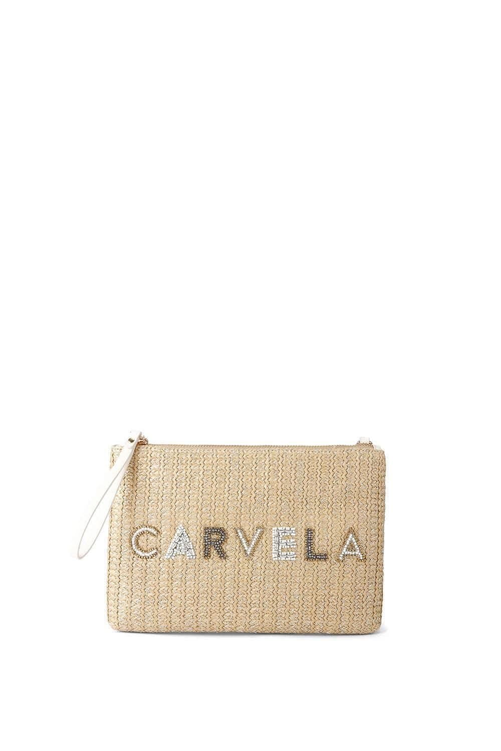Carvela Carvela Women's 'Sorrento Chain Pouch' Bag in Beige
