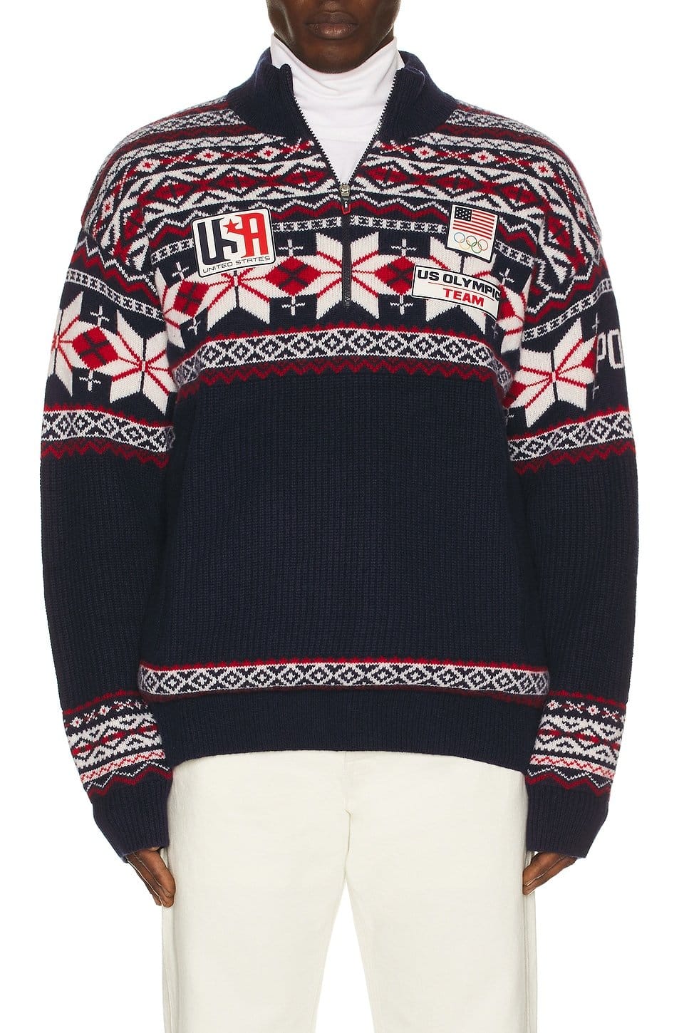 revolve Winter Olympics Pullover Sweater - 1