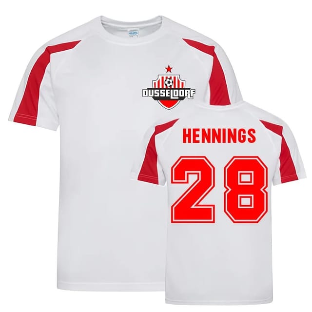 Fortuna Dusseldorf Fortuna Dusseldorf Men's Rouwen Hennings Dusseldorf Sports Training Jersey in White - 2