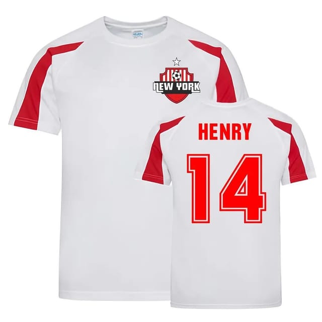 New York Red Bulls New York Red Bulls Men's Thierry Henry New York Sports Training Jersey in White - 2