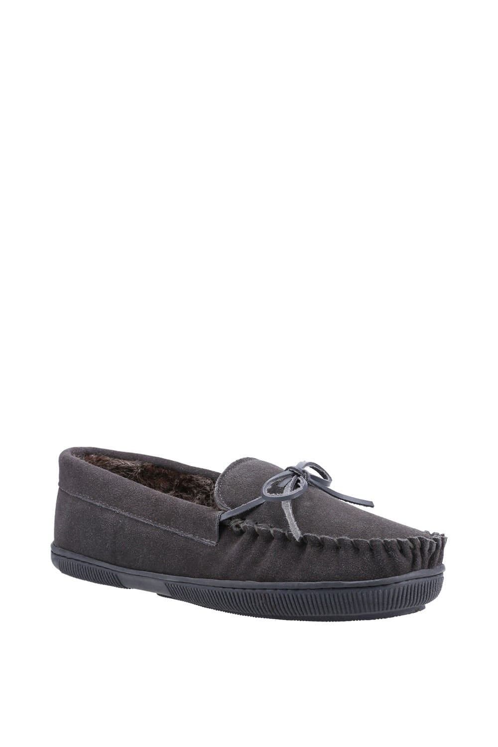 Hush Puppies Hush Puppies Men's Grey 'Ace' Suede Slipper