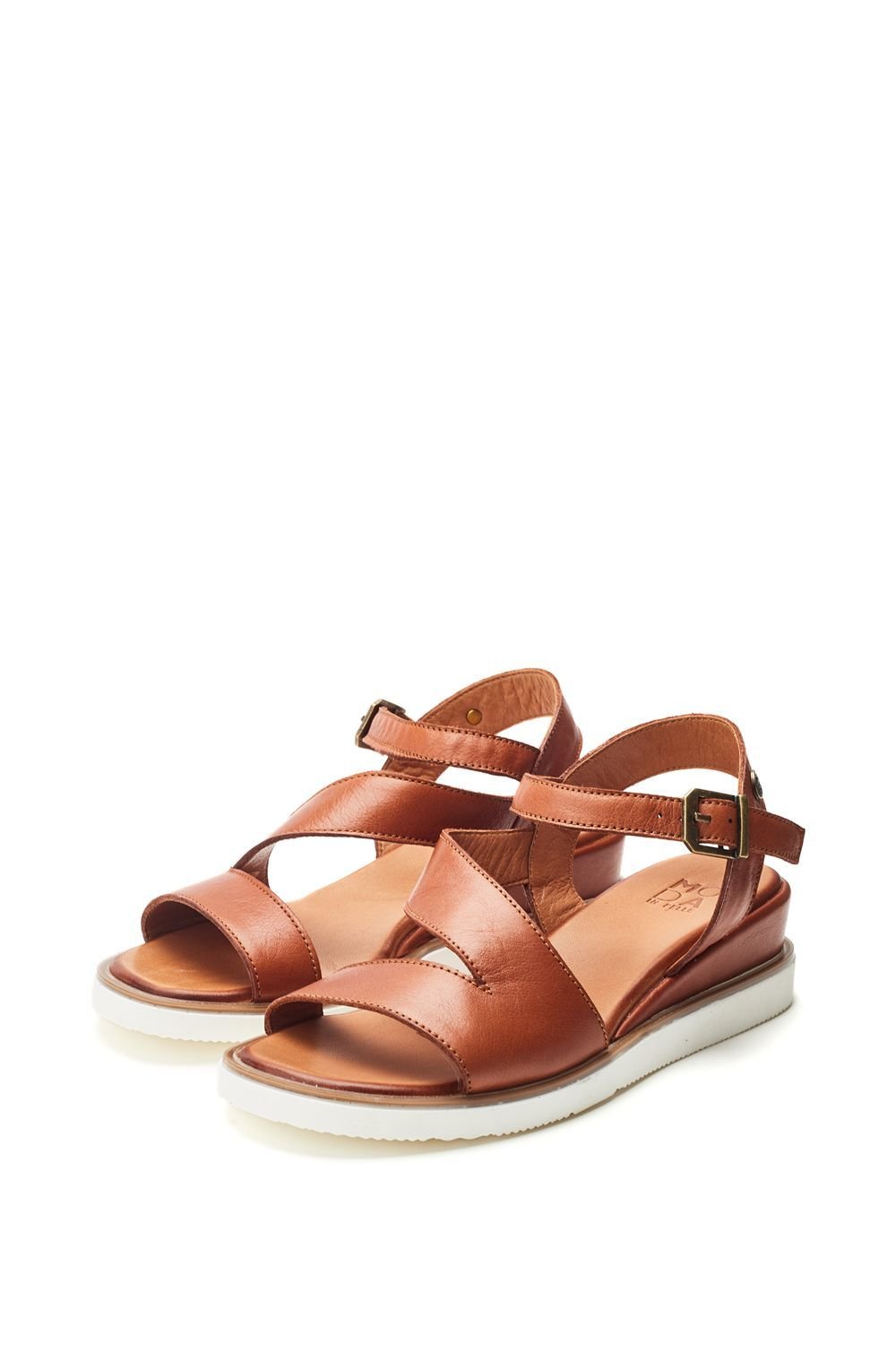 Moda In Pelle Moda In Pelle Women's 'Kapur' Leather Flatforms in Tan - 3