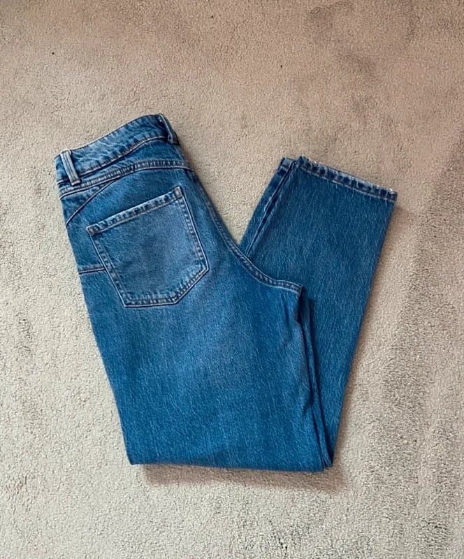 New Look Blue Denim Lift and Shape Mom Tapered Ankle Jeans