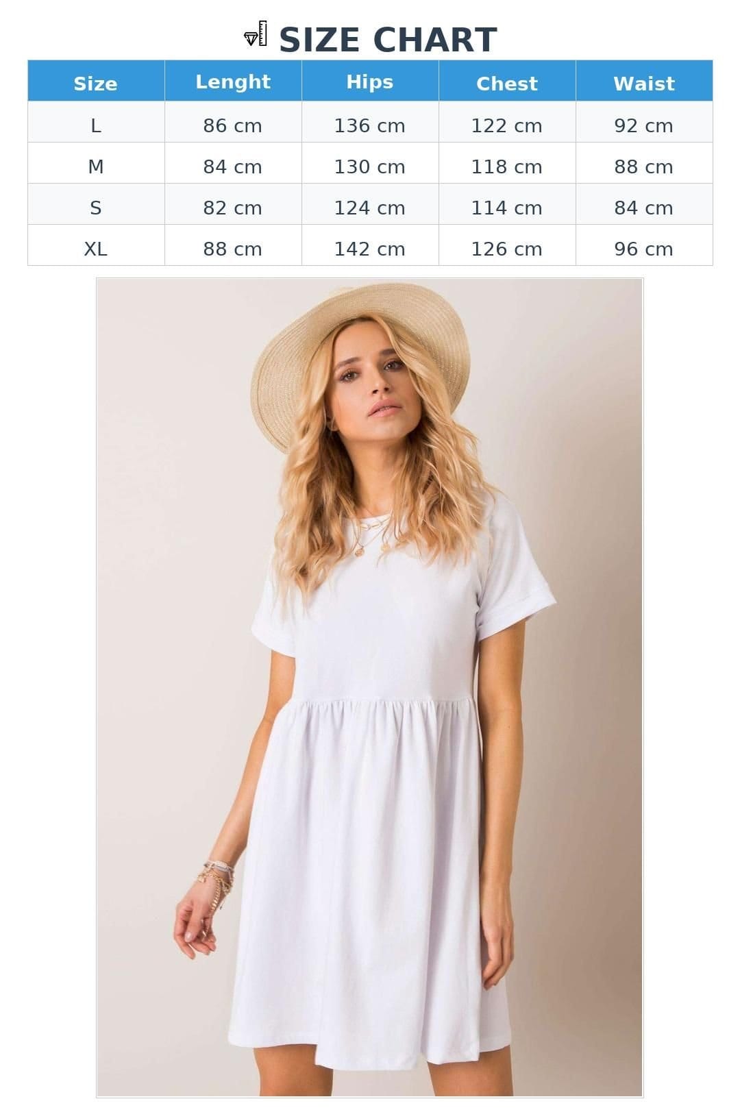 Love Lace Love Lace Women's Everyday Cotton Flared Unbuttoned Dress Style 192733 in White - 4