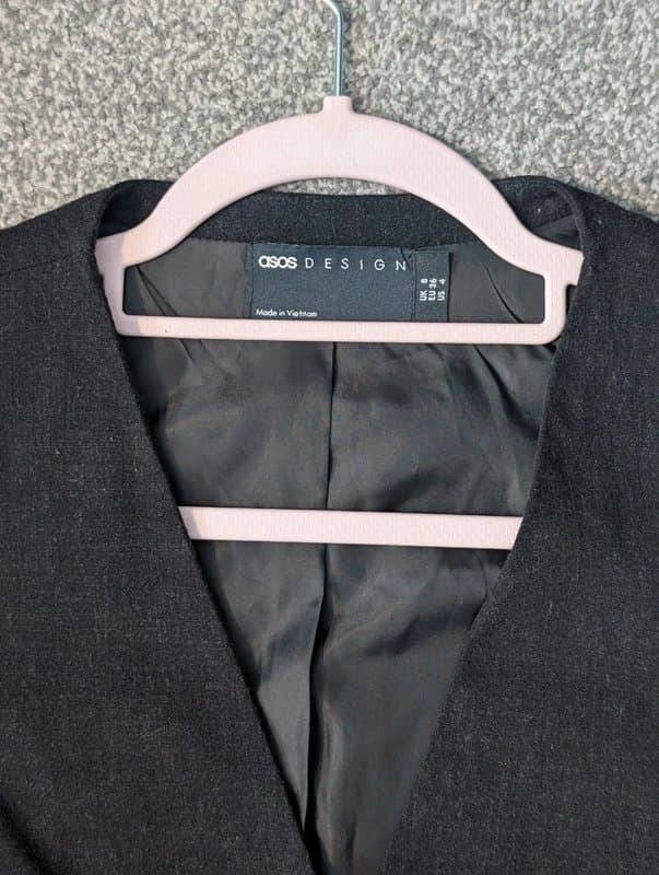 ASOS ASOS Black Button Up Waistcoat - size small (very good condition)