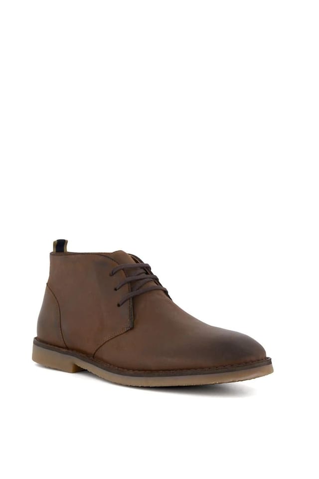 Dune London Dune London Men's 'Cashed' Leather Chukka Boots in Brown - 2