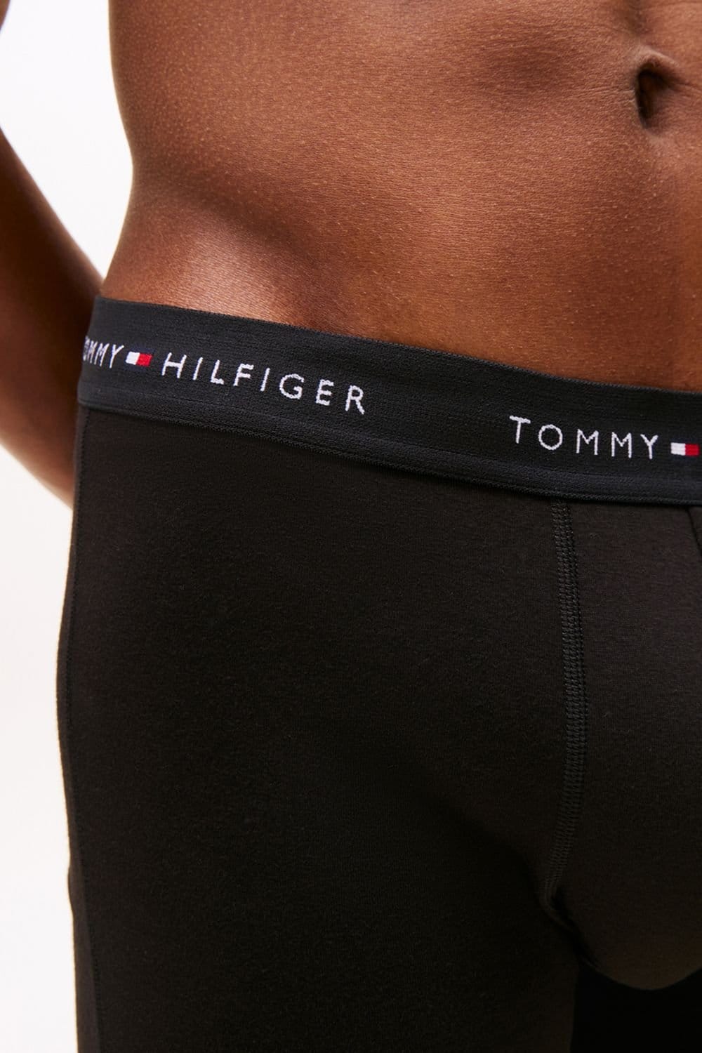 Tommy Hilfiger Tommy Hilfiger Men's Signature 3P Boxer Brief Black Waistband - 4