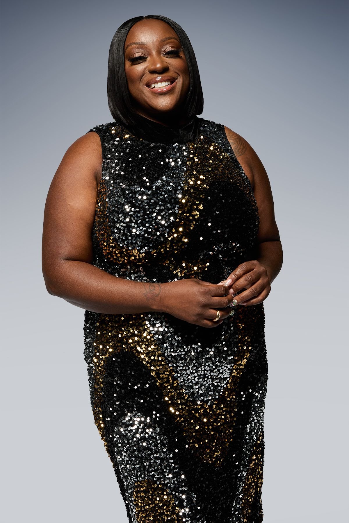 Wallis Wallis Women's Sequin Velvet High Neck Midi Dress in Black - 4