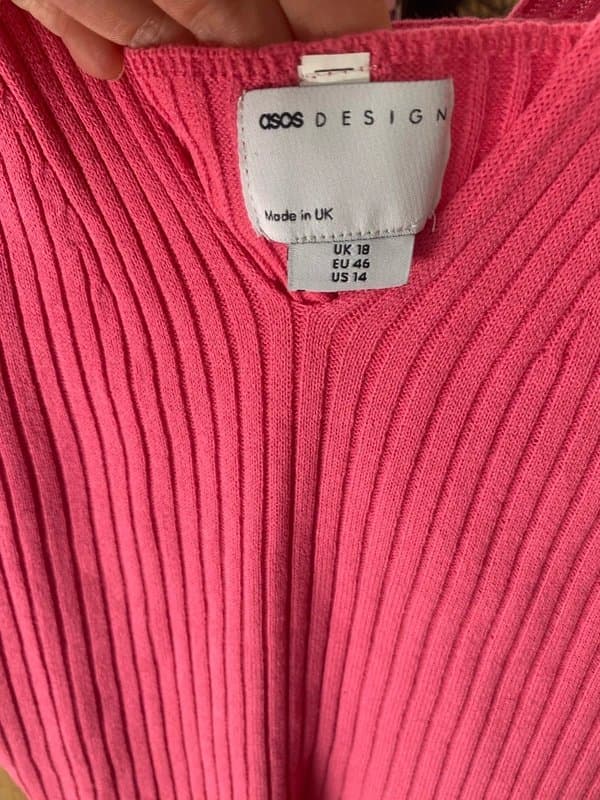 ASOS Design Asos design pink knit top