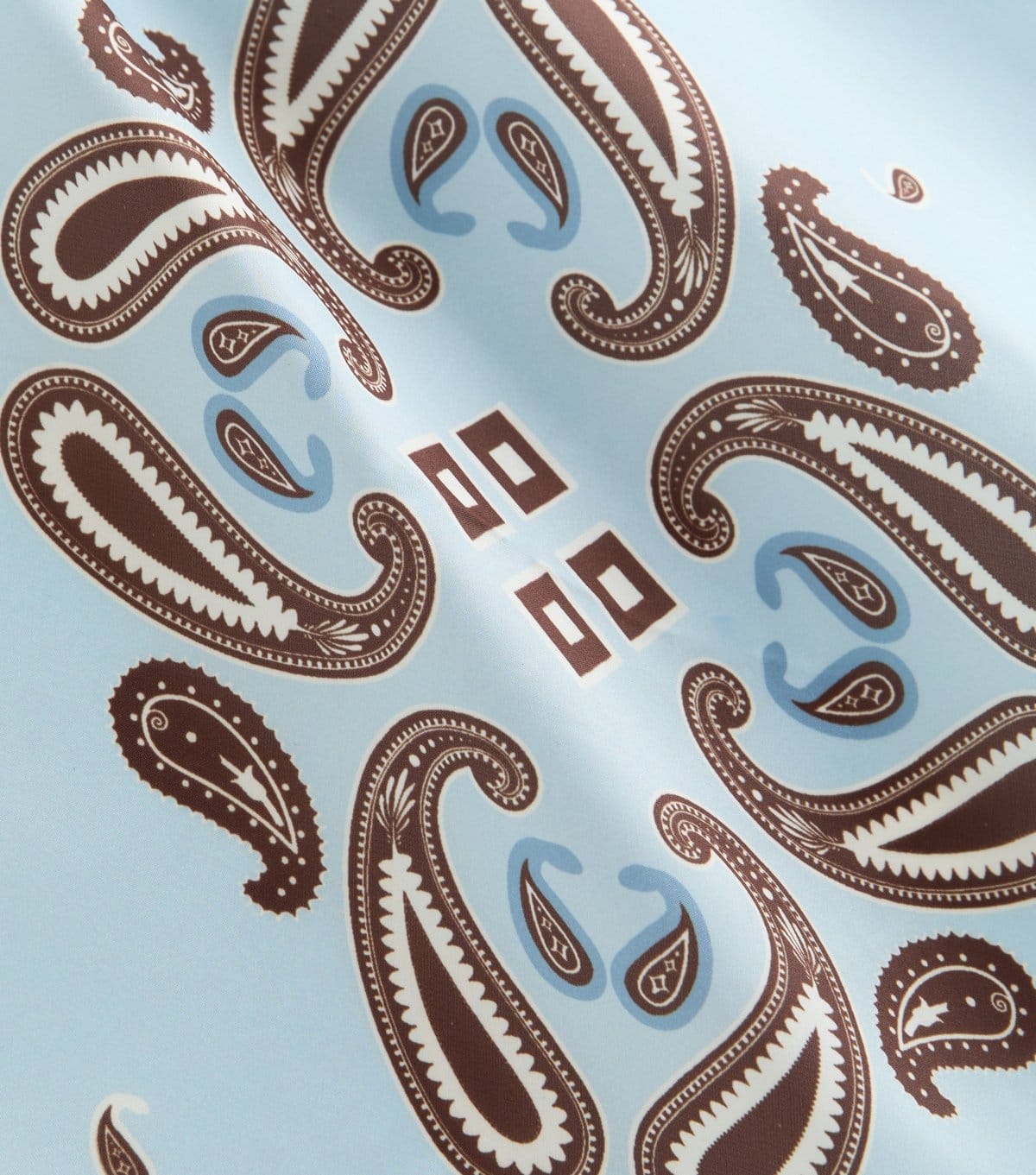 New Look Blue Paisley Print Satin Scarf New Look - 4