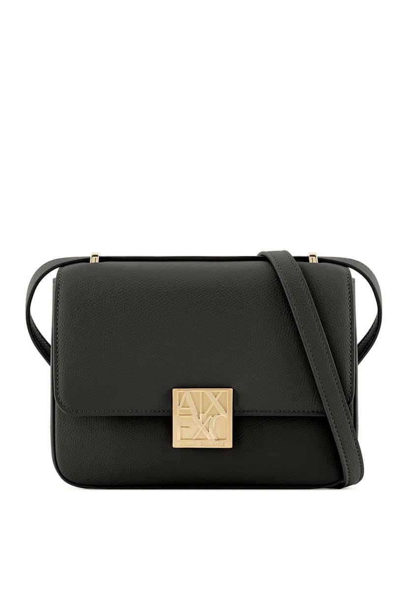 Armani Exchange Armani Exchange Women's Amy Palmellato Crossbody Medium Black - 1