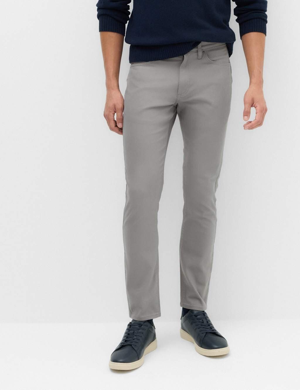 Marks & Spencer M&S Slim Fit Stretch Jeans Ash Grey Mix