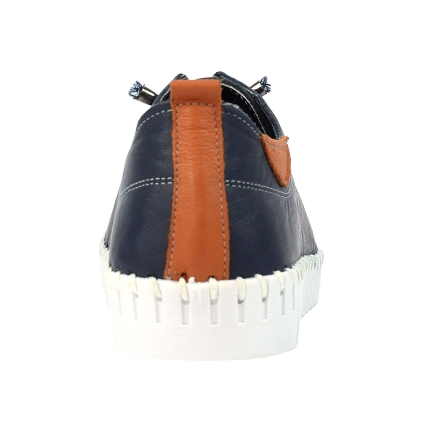 Lunar Lunar Women's Flamborough Leather Shoes in Navy - 4