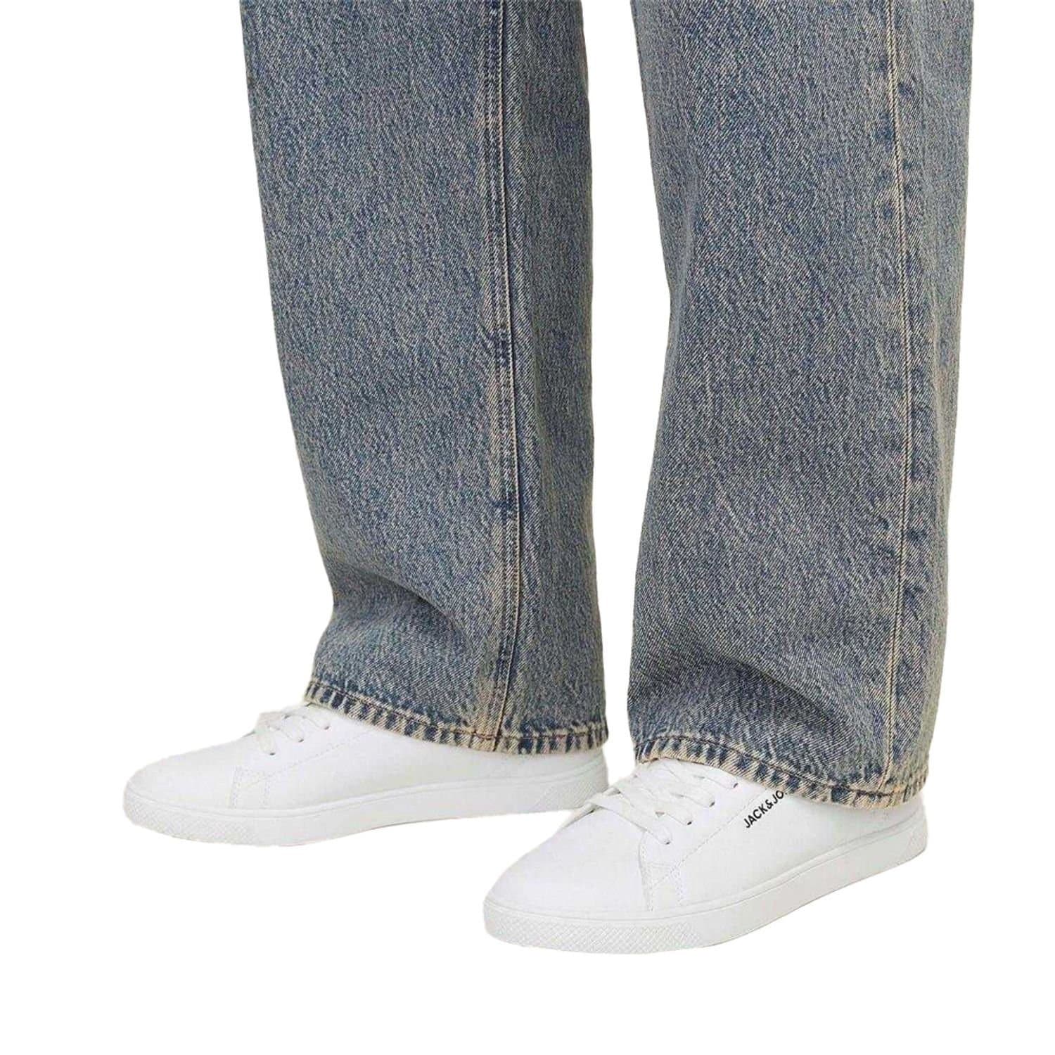 jack & jones Jack & Jones Men's Bosley Canvas Trainers in Off-White