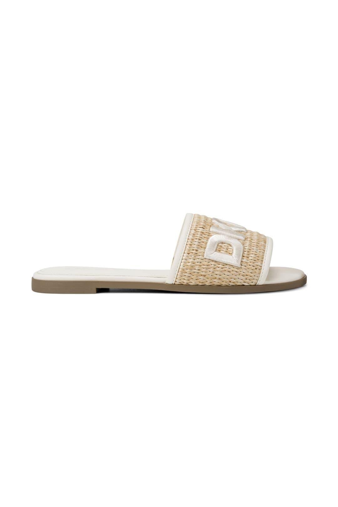 DKNY DKNY Women's Winslet - Flat Slide Natural Raffia