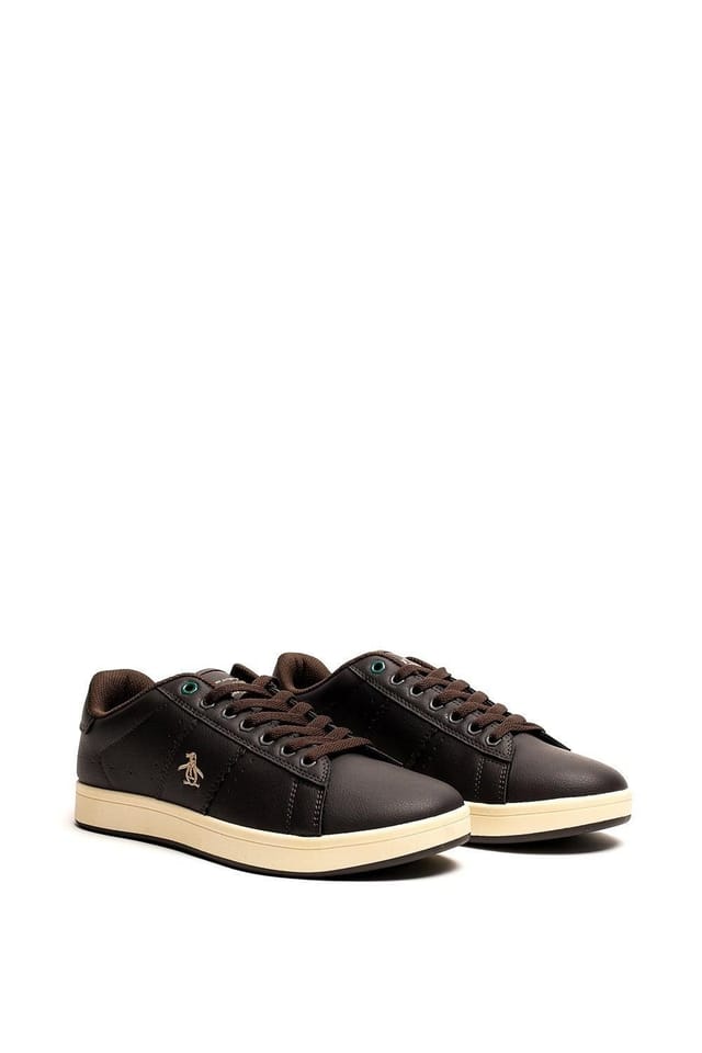Original Penguin Original Penguin Men's 'Steadman' Cupsole Trainer in Brown - 3