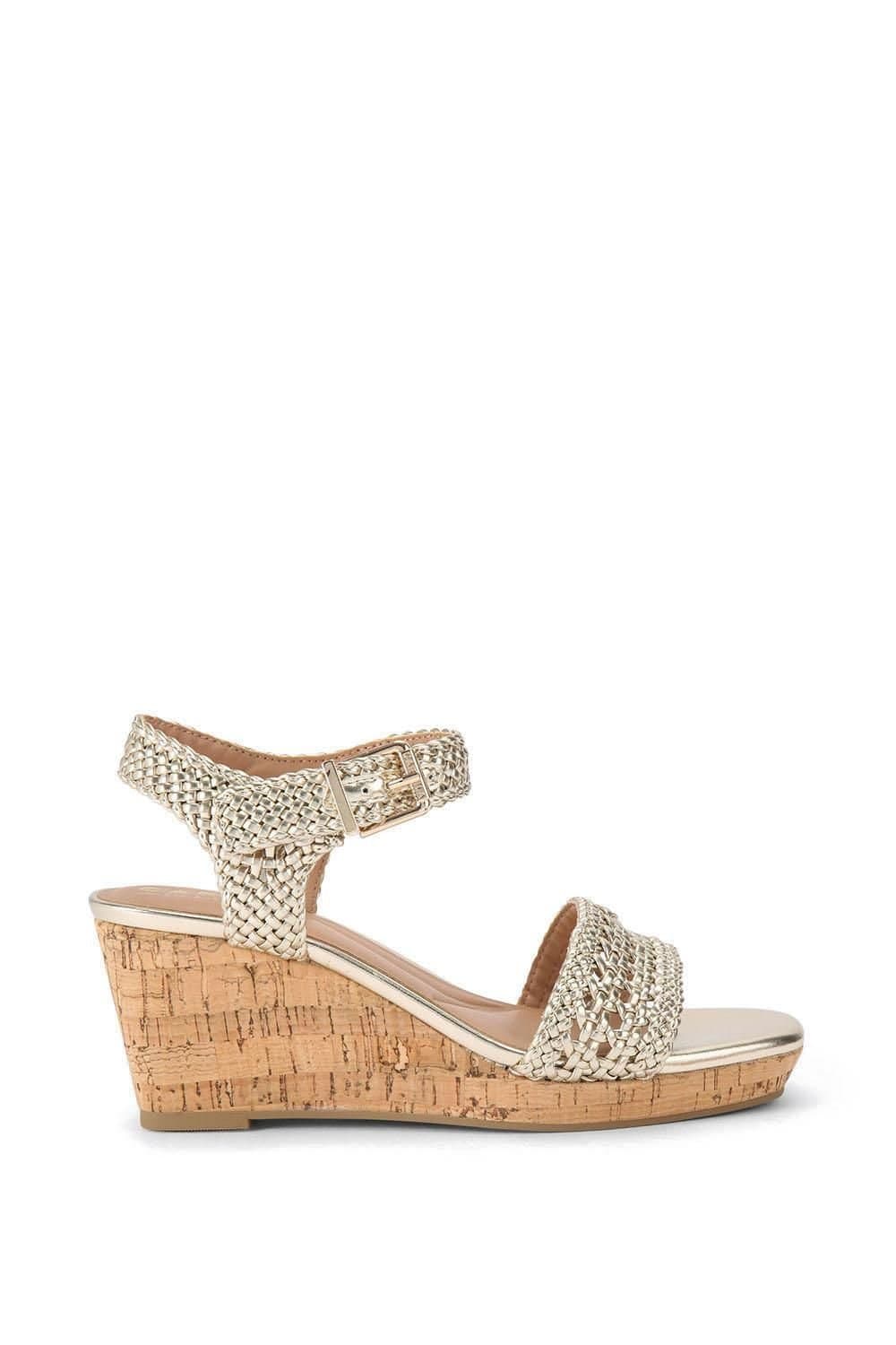 Carvela Carvela Women's 'Portofino Wedge' Sandals in Gold