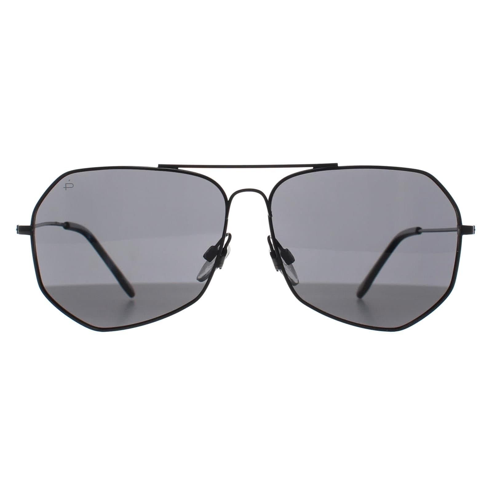 Prive Revaux Prive Revaux Men's Aviator Black Grey Cuervo