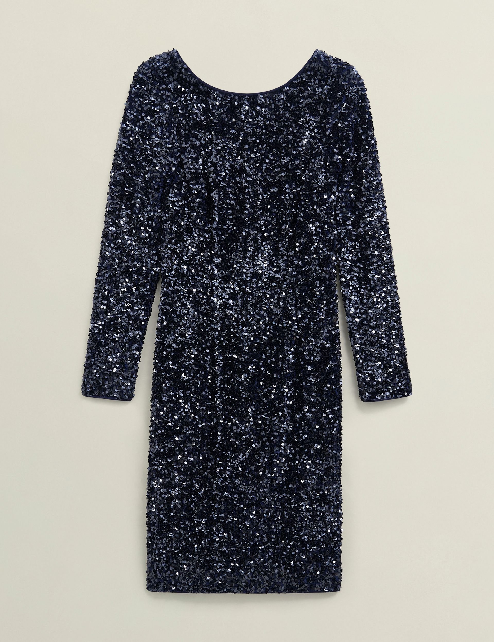 Hobbs London Hobbs London Women's Sawyer Sequin Dress in Dark Navy - 2