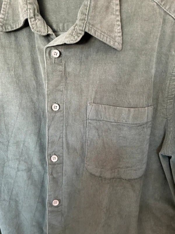 ASOS Asos green cord shirt
