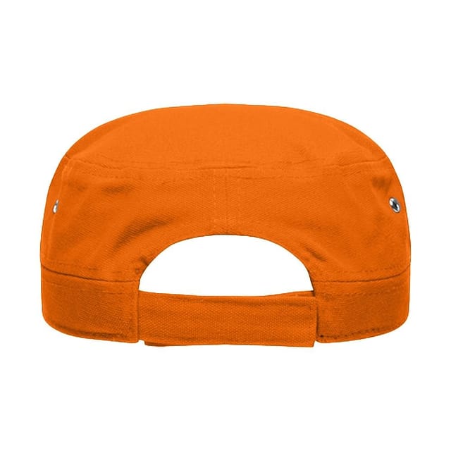 Myrtle Beach Myrtle Beach Men's Cotton Canvas Army Cap in Orange - 2