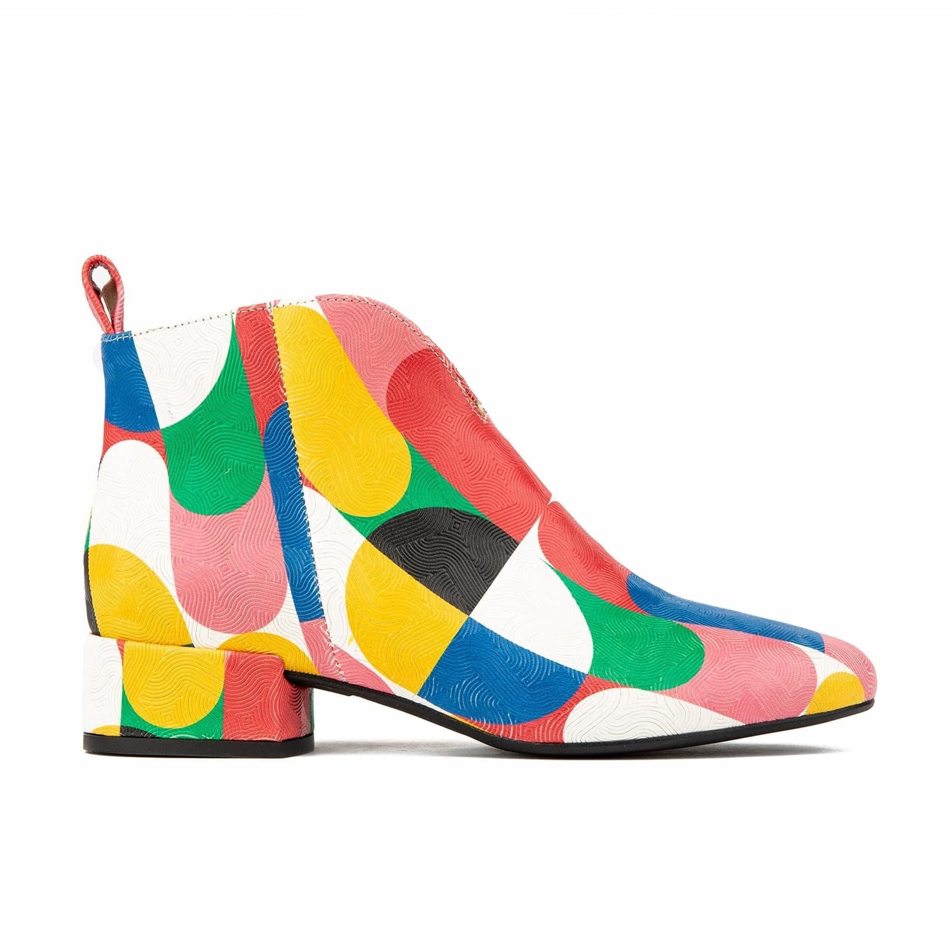 Embassy London Embassy London Multicolor Leather Ankle Boot