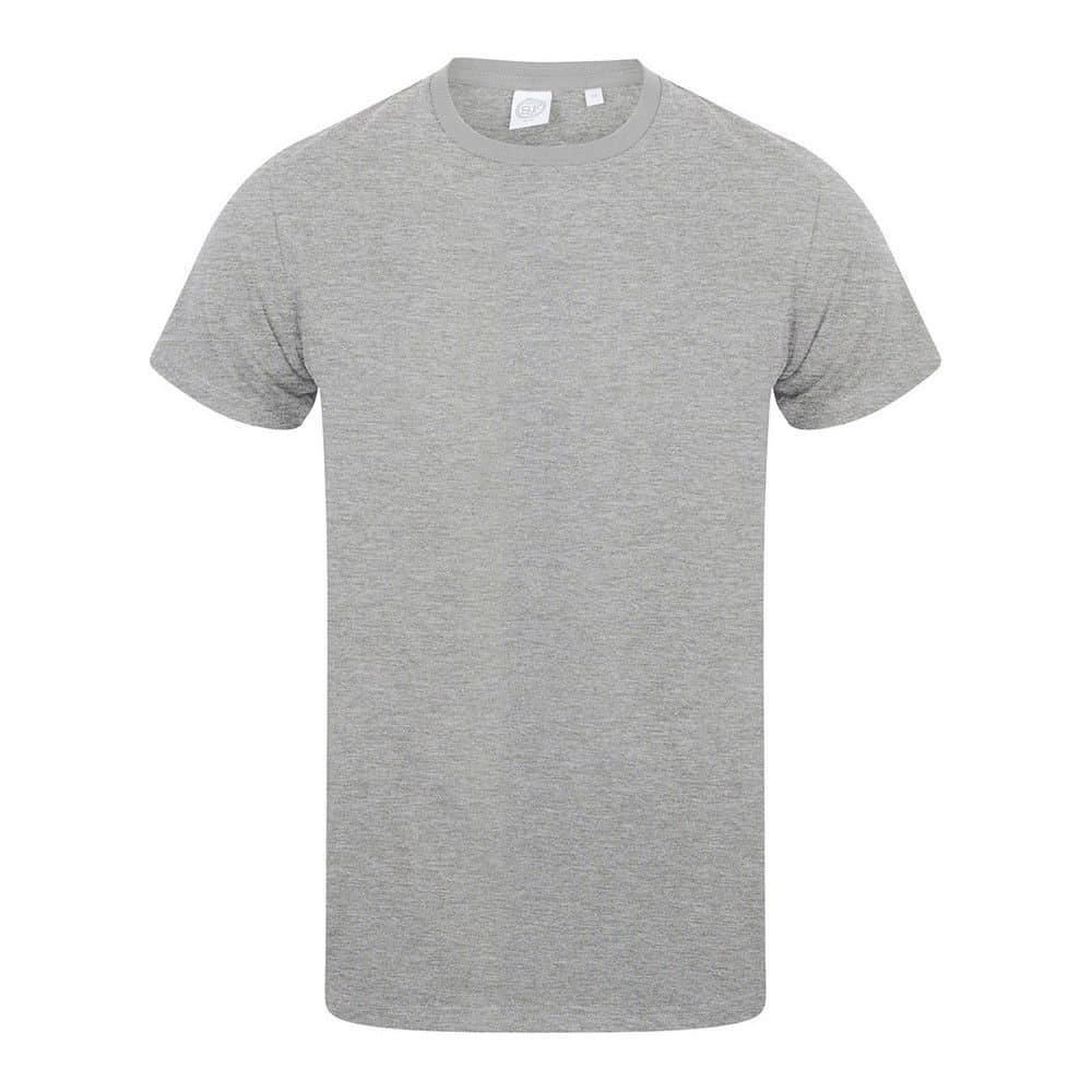 SF Men SF Men Men's Feel Good Plain Stretch T-Shirt in Grey
