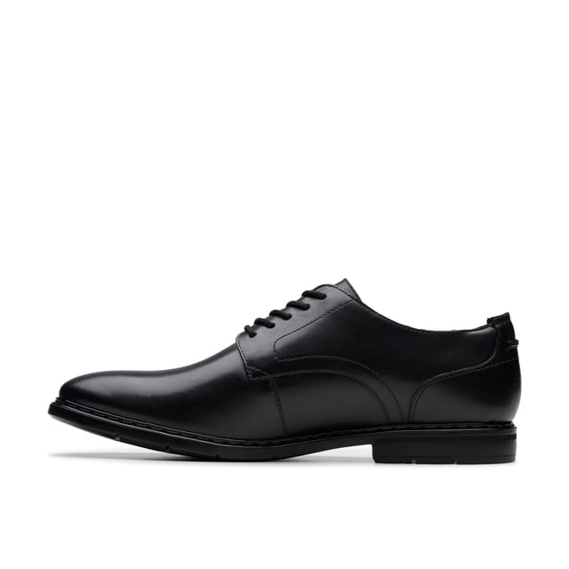 Clarks Clarks Men's Banbury Derby Black Leather Derby Shoes, Lace Up - 2
