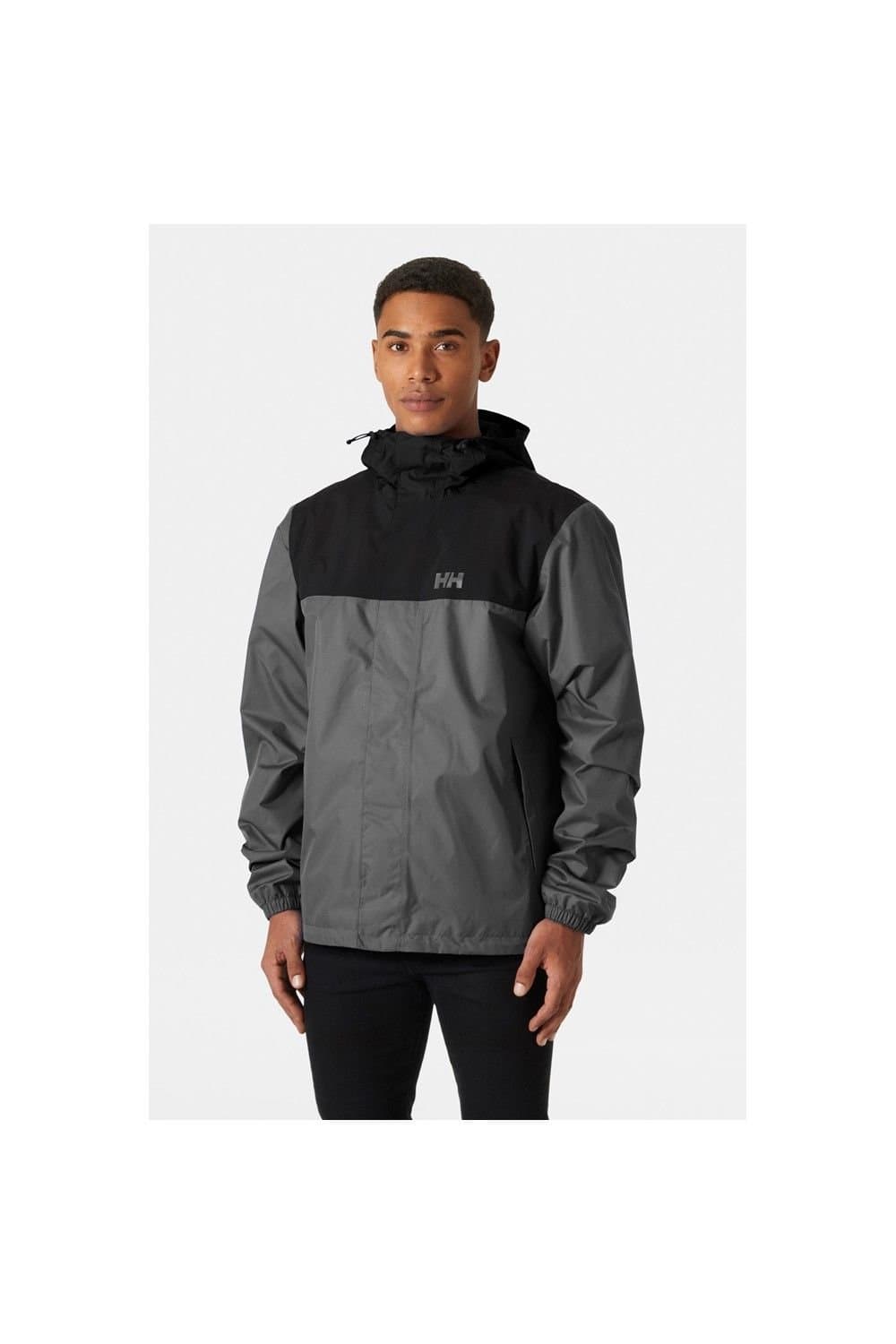 Helly Hansen Sport Helly Hansen Sport Men's Vancouver Rain Jacket in Dark Grey