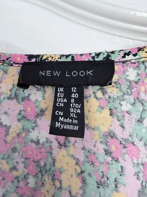 New Look Multi-Floral Smock Dress