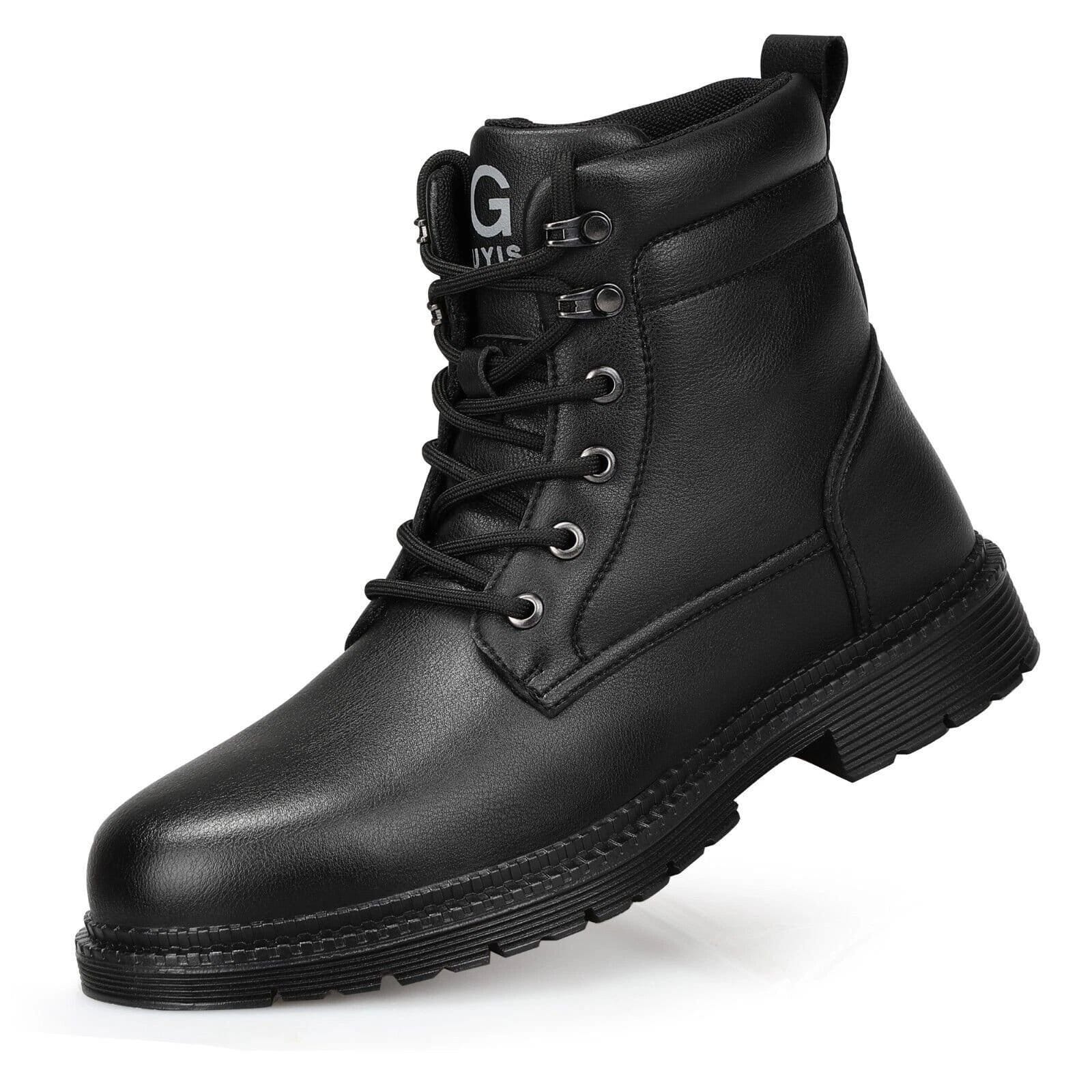 SAFETY BRANDS SAFETY BRANDS Men's Safety Boots Steel Toe Cap Boots Lightweight Water Resistant Shoes in Black - 4