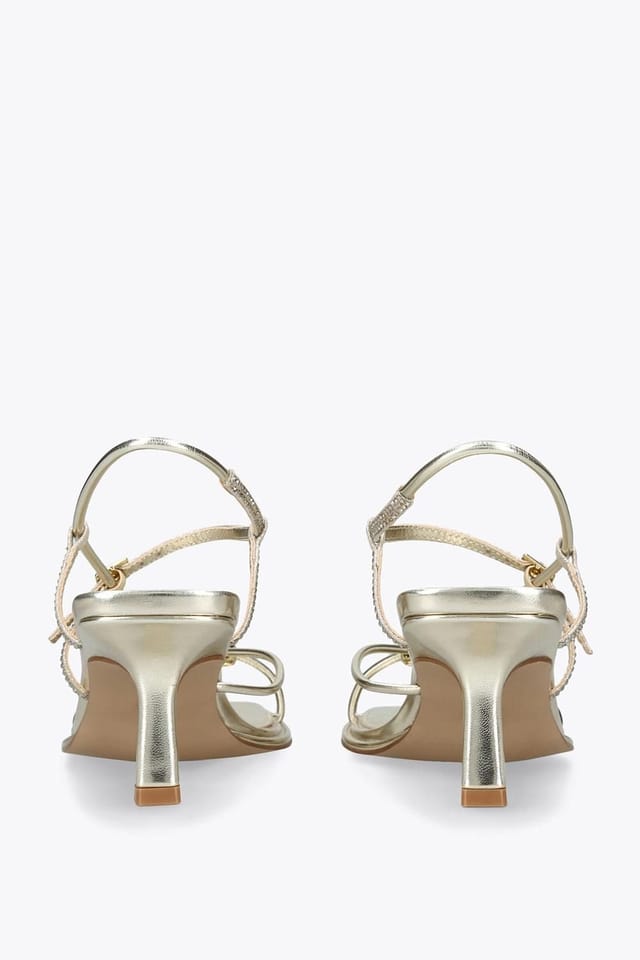 Steve Madden STEVE MADDEN Women's 'Jackpots Gold' Sandals in Gold - 3