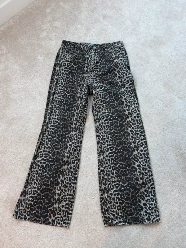New Look New look Leopard print jeans