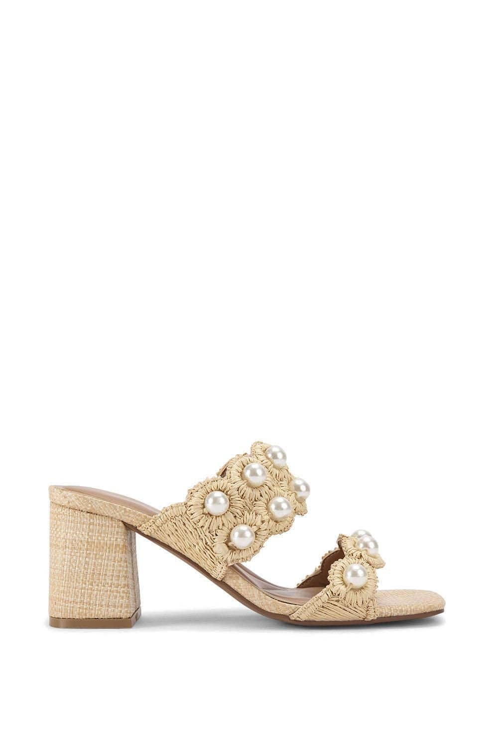 KG Kurt Geiger KG Kurt Geiger Women's 'Prairie Block' Sandals in Beige