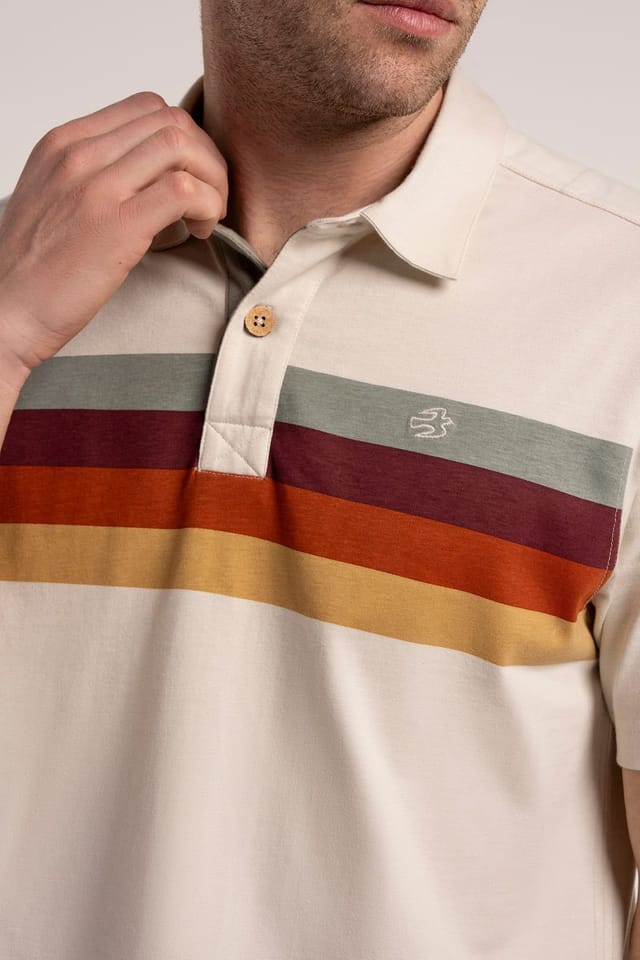 Brakeburn Brakeburn Men's SHILLINGFORD RETRO STRIPE POLO - 3