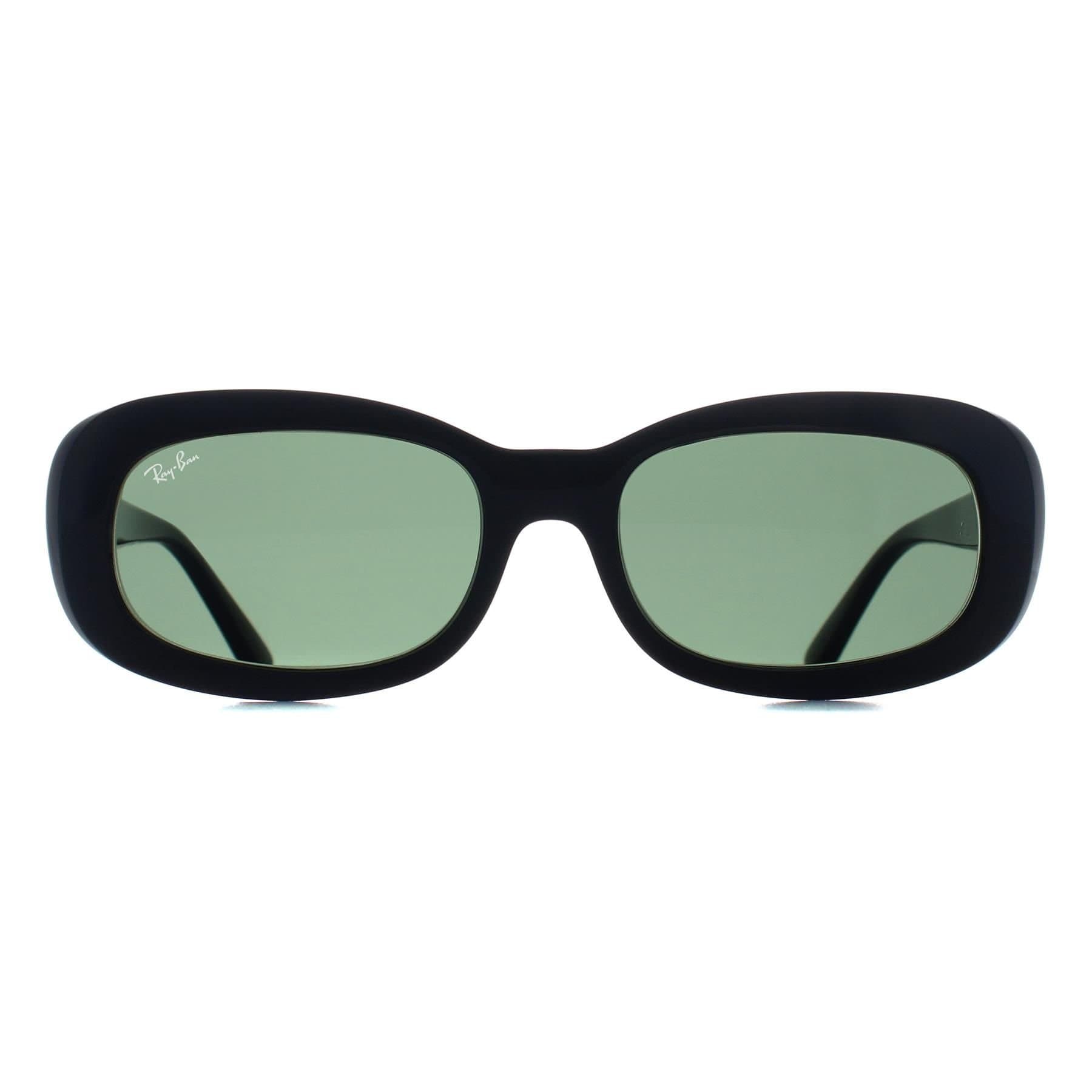 Ray-Ban Ray-Ban Women's Oval Black Green RB2221