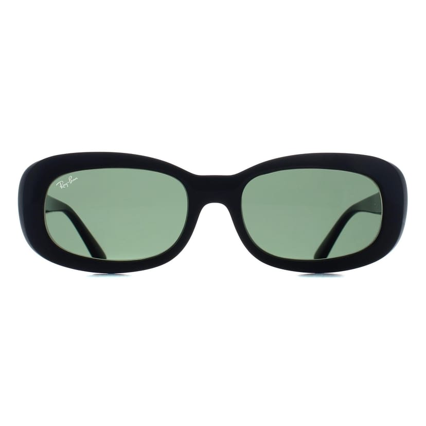 Ray-Ban Ray-Ban Women's Oval Black Green RB2221 - 1