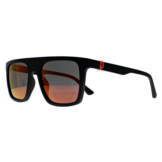 Police Police Men's Square Matte Black Red Mirror SPLF61 Beyond Lite 2 - 2