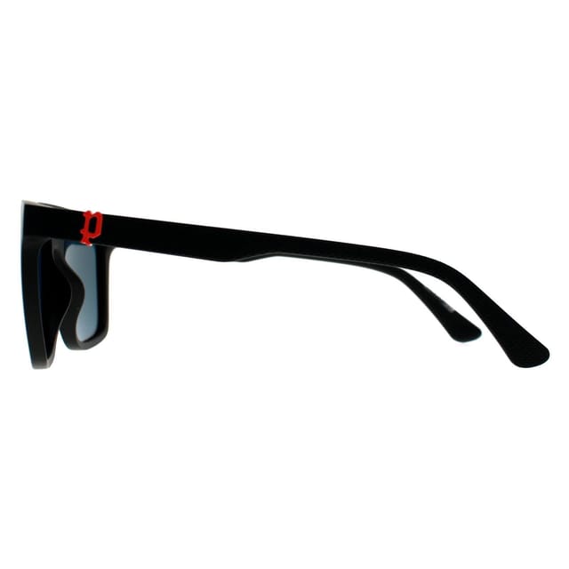 Police Police Men's Square Matte Black Red Mirror SPLF61 Beyond Lite 2 - 3