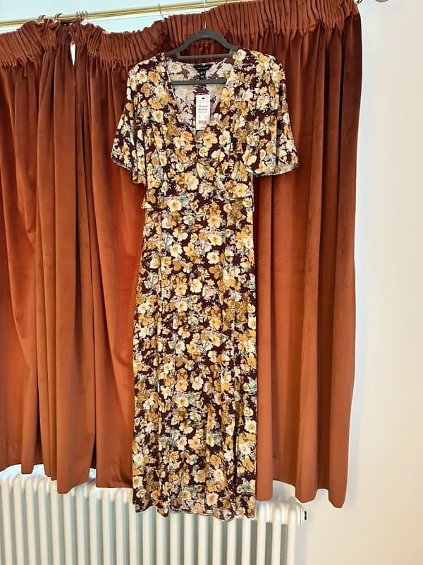 New Look New Look floral tie back midaxi dress