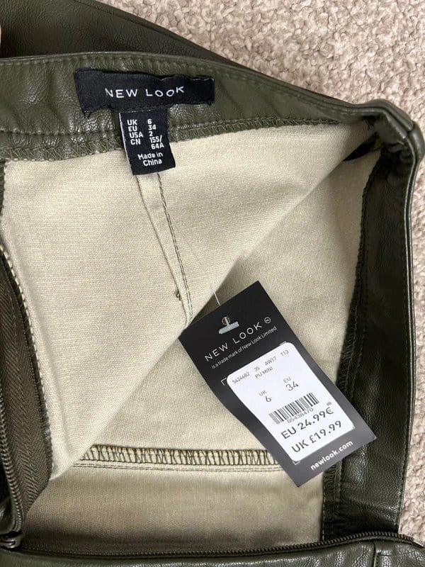 New Look New look green mini skirt - 1