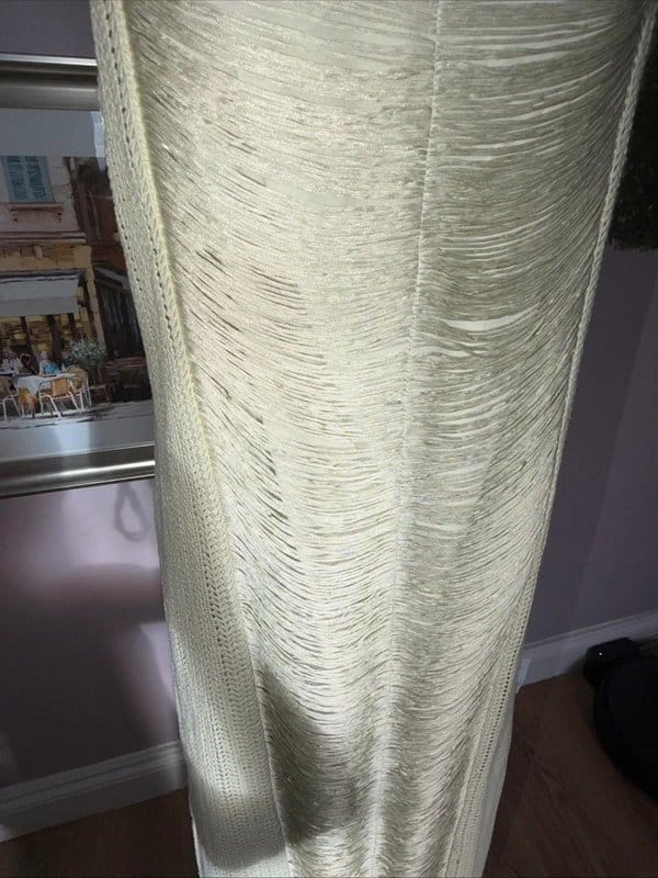 ASOS Design ASOS Design Fringe Crochet Cami Maxi Dress In Stone is a stylish size 12 - 1
