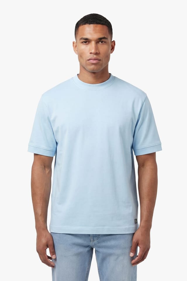 Luke 1977 Luke 1977 Men's Dapper Schnapper T-shirt in Light Blue - 3