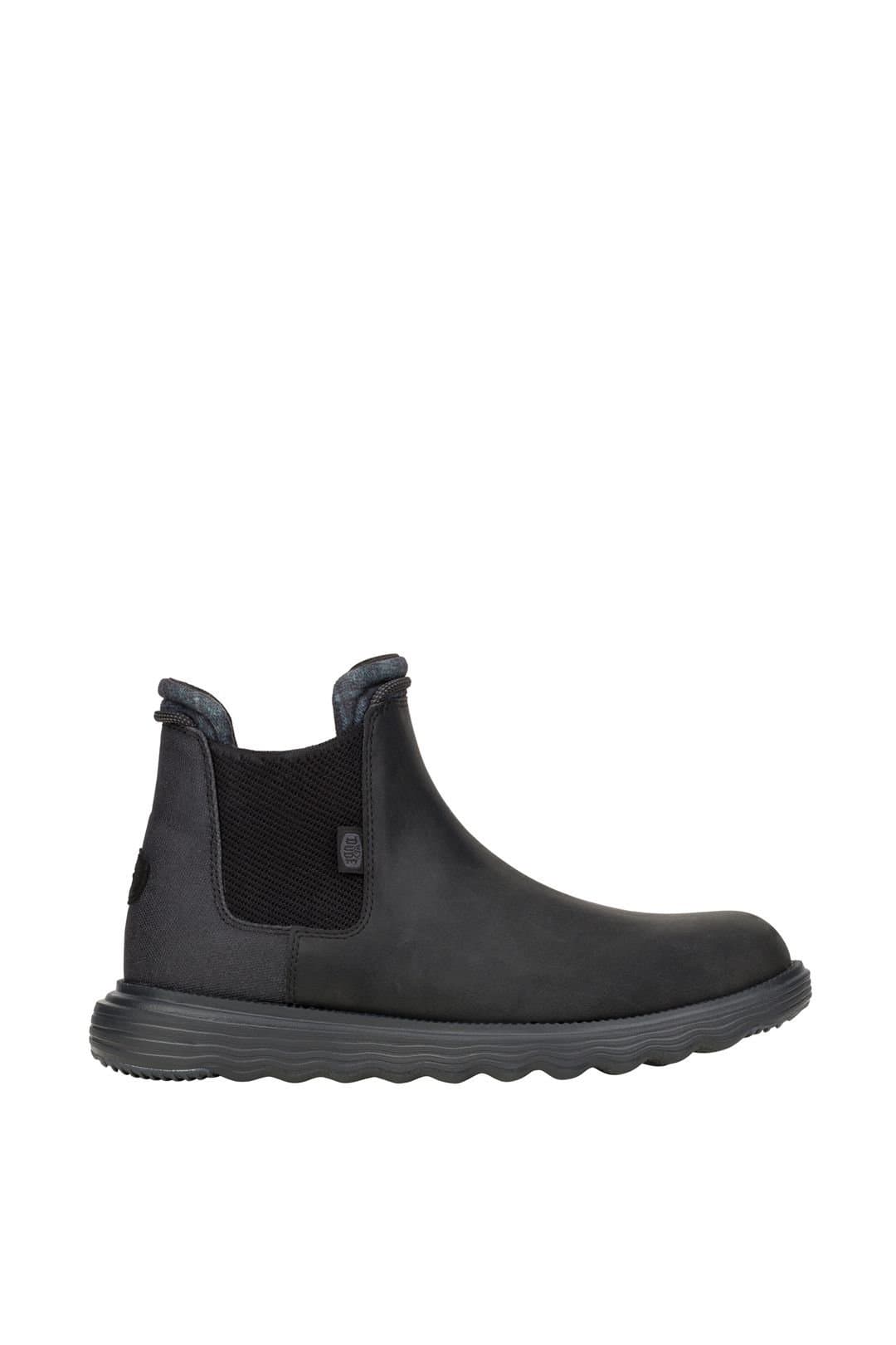 HEY DUDE HEY DUDE Men's Branson Boot Classic Black/Black in Black