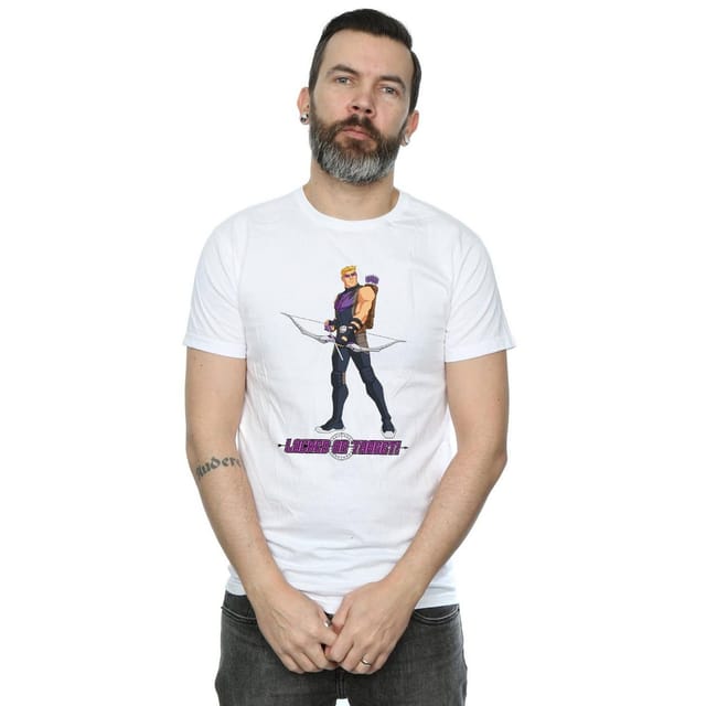 Hawkeye Hawkeye Men's Locked On Target T-Shirt in White - 3