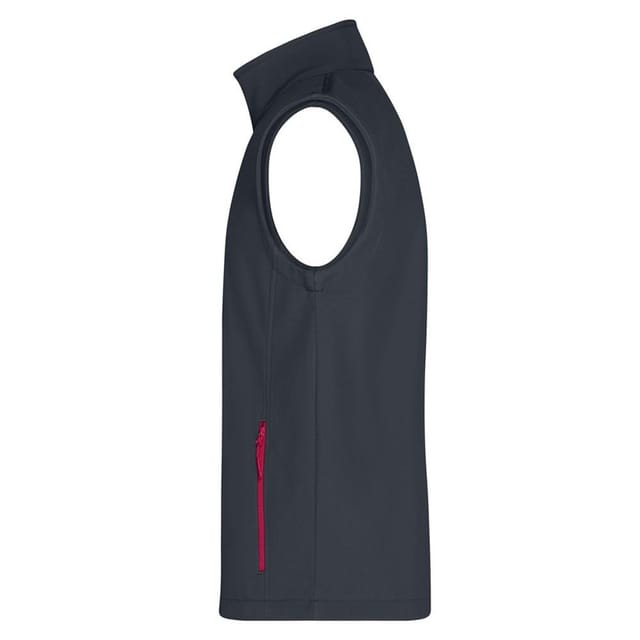 James and Nicholson James and Nicholson Men's Promo Gilet in Dark Grey - 3